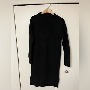 Black, bodycon sweater dress